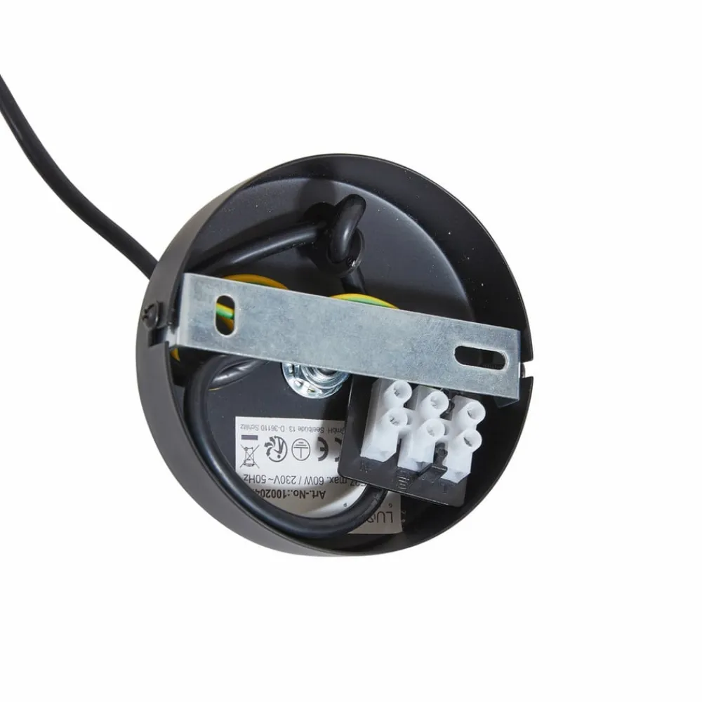 pendel Belarion, blå, 1-lys, glas, Ø 23 cm^Lindby Clearance