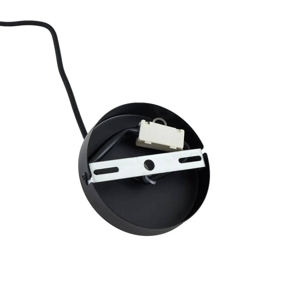 pendel Nerys, 1-lys, sort, bambus, Ø 38 cm^Lindby Sale