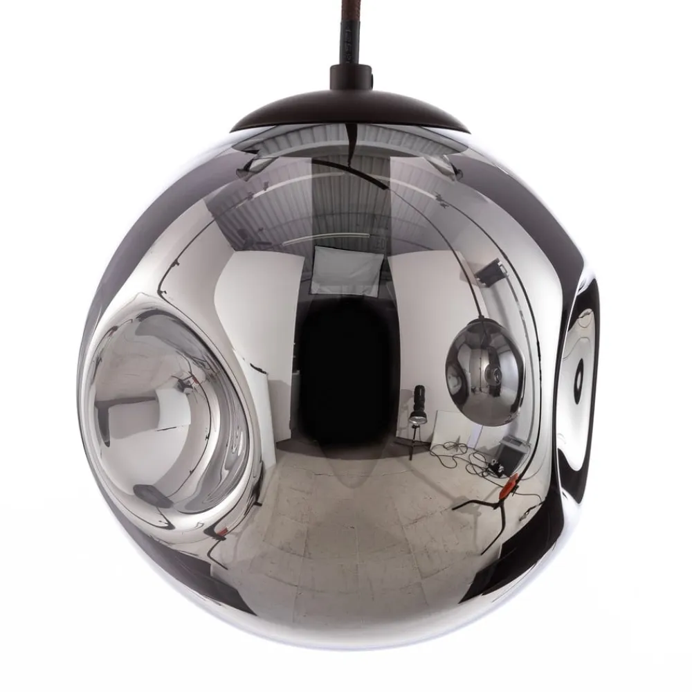 pendel Valentina, E14, 3-lys, røgfarvet grå, glas^Lindby Online