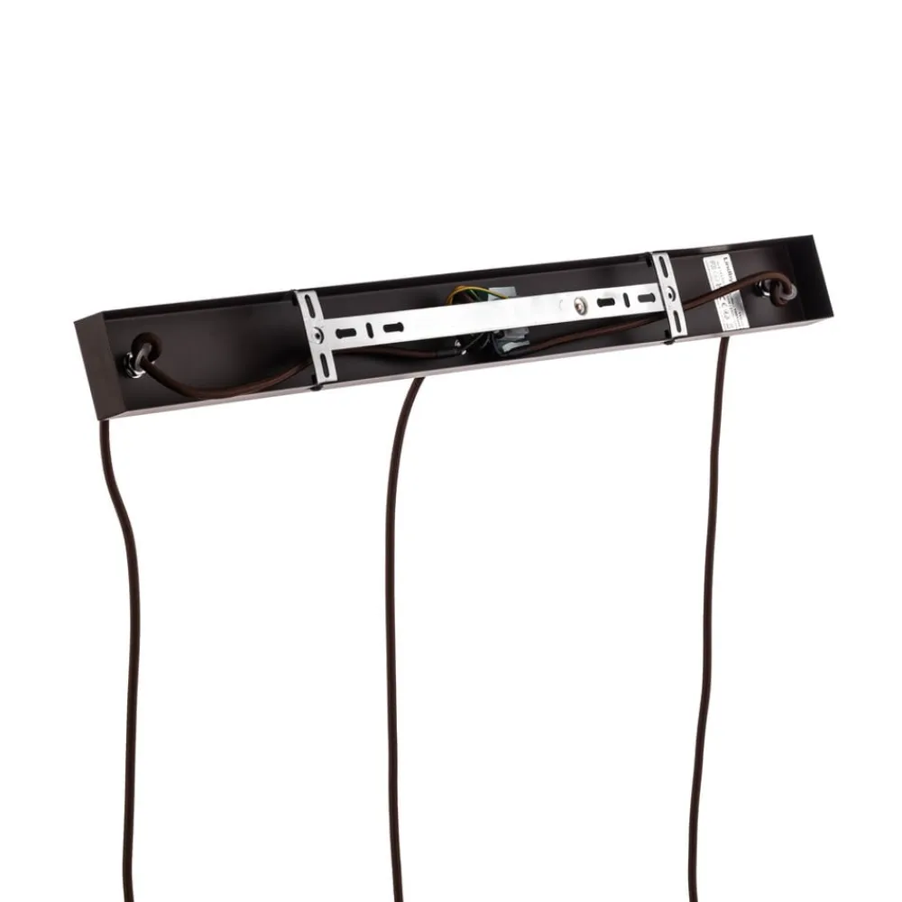 pendel Valentina, E14, 3-lys, røgfarvet grå, glas^Lindby Online