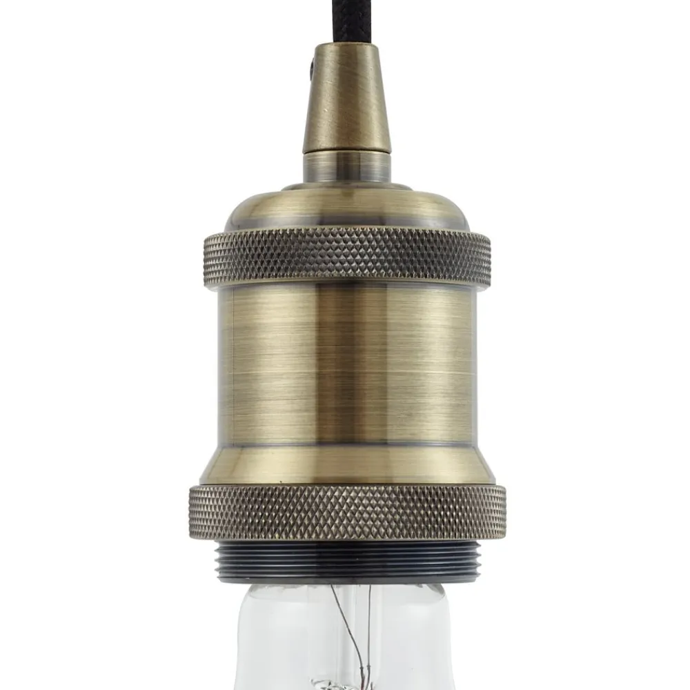 Lindby Pendellamper|Pendellamper>pendellampe Hattie, messing, Ø 5 cm, metal, E27