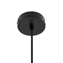 Lindby pendellampe Hattie, sort, Ø 4,7 cm, metal, E27