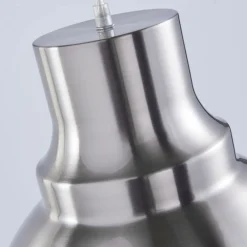 pendellampe Letty, Ø 39 cm, nikkelfarvet, metal, E27^Lindby Clearance