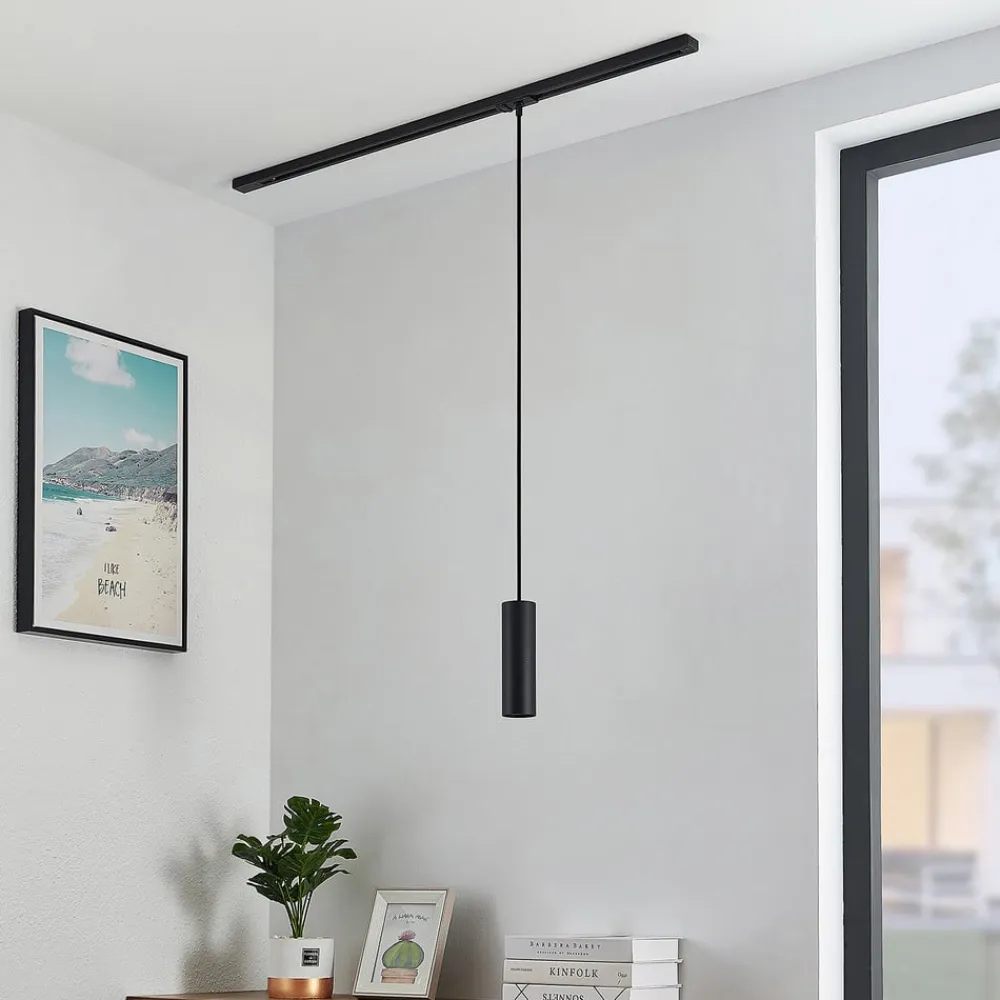 pendellampe Linaro, 20 cm, sort, 1-faset, GU10^Lindby Discount