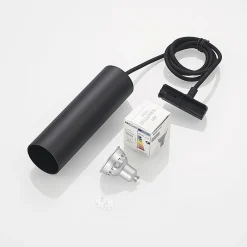 pendellampe Linaro, 20 cm, sort, 1-faset, GU10^Lindby Discount