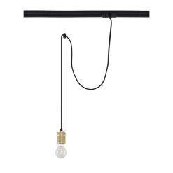 Lindby pendellampe Linaro, Ø 4,6 cm, guld, 1-faset, E27