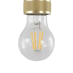 Lindby pendellampe Linaro, Ø 4,6 cm, guld, 1-faset, E27