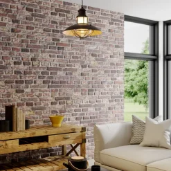 pendellampe Louisanne, brun, metal, Ø 35 cm^Lindby Online