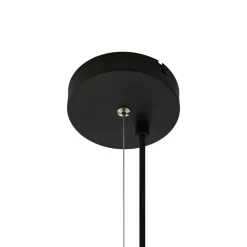 Lindby pendellampe Orliana, Ø 35 cm, ravfarvet, glas