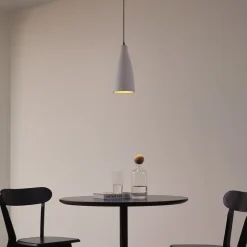 Lindby Pendellamper|Pendellamper>pendellampe Sanne, grå, beton, Ø 15 cm, E27