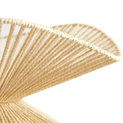 pendellampe Valdorin, beige, papir, Ø 40 cm, E27^Lindby Hot