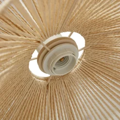 pendellampe Valdorin, beige, papir, Ø 40 cm, E27^Lindby Hot