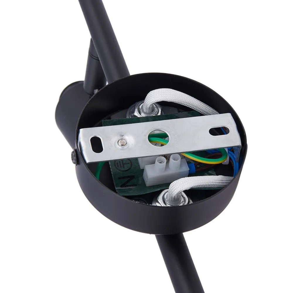 Pendura loftlampe, 4 lyskilder, sort, glas^Lindby Clearance