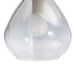 Pendura væglampe, Ø 15 cm, sort, glas^Lindby Outlet