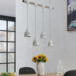 Lindby Pimana pendellampe, 4 lyskilder