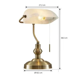 Lindby Profina skrivebordslampe, bronze