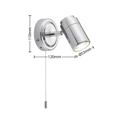 Remilan væglampe, krom^Lindby Outlet