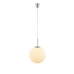 Rhona pendellampe, opalglaskugle, 30 cm^Lindby Best