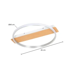 Lindby Signera LED-loftlampe, 1 lyskilde