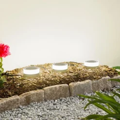 Lindby Udendørs Spot>Smart LED jordspydslys Kyren, CCT, RGB, Tuya, 3 enheder