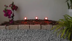 Smart LED jordspydsspot Nycta, RGB, Tuya, sæt med 3 stk^Lindby Best