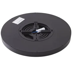 Lindby Smart LED loftlampe Pravin, Ø 30 cm, CCT, sort