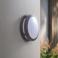 Lindby Smart LED udendørs væglampe Liren CCT RGB Tuya WLAN