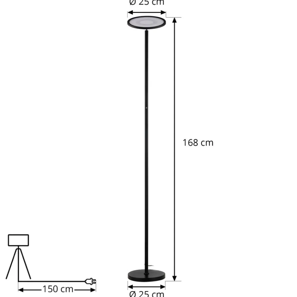Smart LED-gulvlampe Cilian, CCT, Tuya, ZigBee, Hue^Lindby Hot