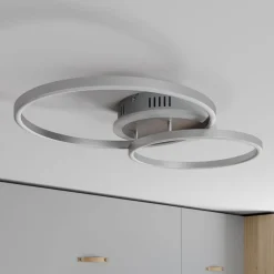 Lindby Smart LED-loftlampe Edica, 58 cm, Tuya, CCT