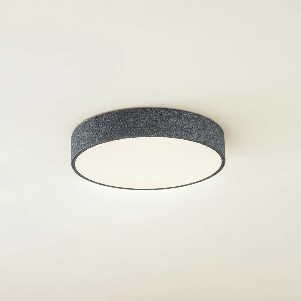 Smart LED-loftlampe Elmor Ø 45 cm grå RGB CCT^Lindby Discount