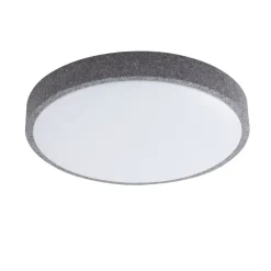 Lindby Smart LED-loftlampe Elmor Ø 39 cm grå RGB CCT