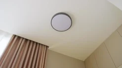 Lindby Smart LED-loftlampe Elmor Ø 39 cm grå RGB CCT