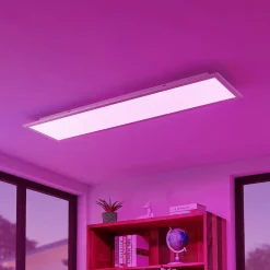 Smart LED-loftpanel Kjetil 120 x 30 cm Tuya RGB CCT^Lindby Outlet