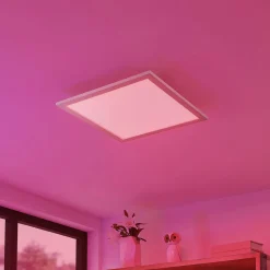 Lindby Smart LED-loftpanel Kjetil 40 x 40 cm Tuya RGB CCT