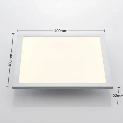 Lindby Smart LED-loftpanel Kjetil 40 x 40 cm Tuya RGB CCT