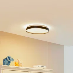 Lindby Gang|Loftlamper>Smart LED-loftslampe Mirren sort metal CCT Tuya