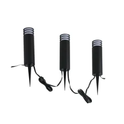 Lindby Smart LED-sokkellampe Kaelo, CCT, RGB, Tuya, 3 enheder