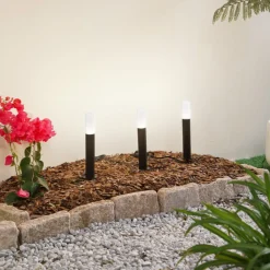 Lindby Smart LED-sokkellampe Elvor, CCT, RGB, Tuya, 3 enheder