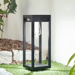 Lindby Gadebelysning>Smart LED-sokkellampe Enea, sensor, CCT, RGB