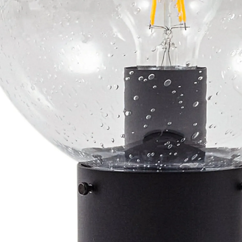 Lindby sokkellampe Dangan, klar, 60 cm, glas, sensor