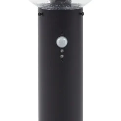 Lindby sokkellampe Dangan, klar, 60 cm, glas, sensor