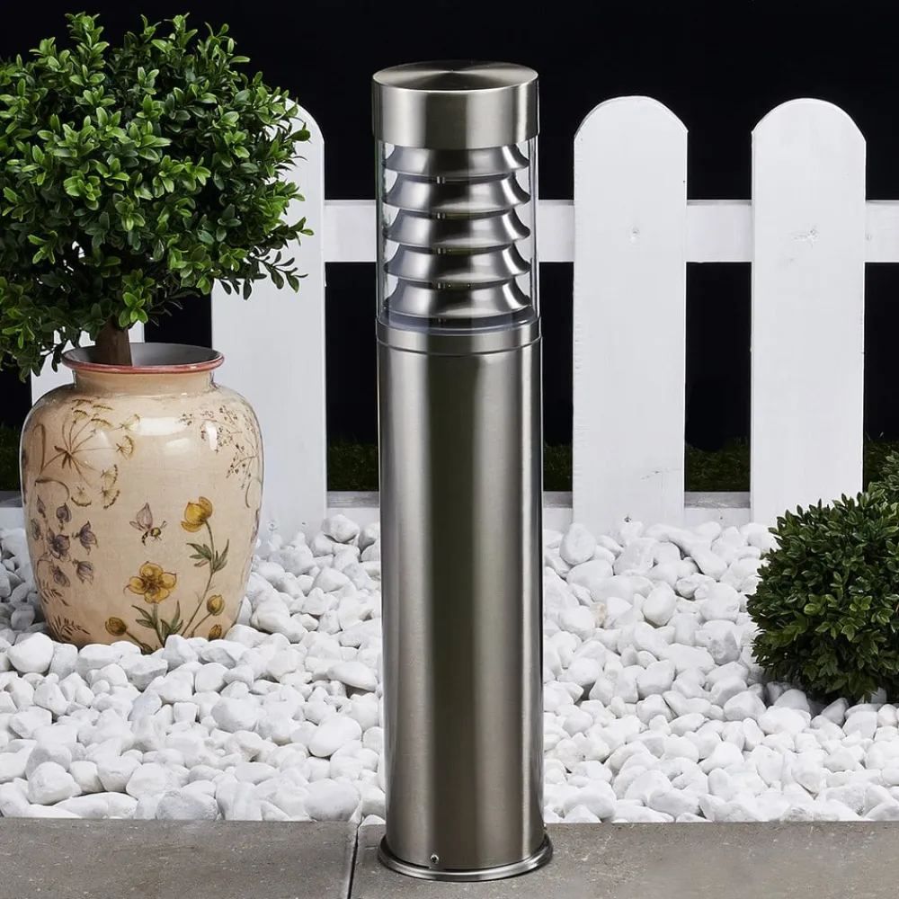 sokkellampe Enja, 50 cm, stål, IP44, E27^Lindby Best