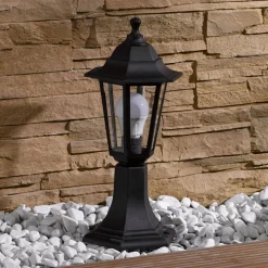 sokkellampe Nane, 42 cm, lygte, saltvandsresistent, E27^Lindby New