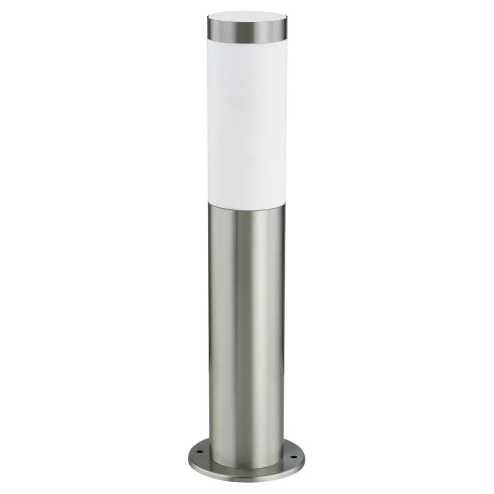 Sokkellampe Statius, grå, stål, sensor, 45 cm^Lindby New