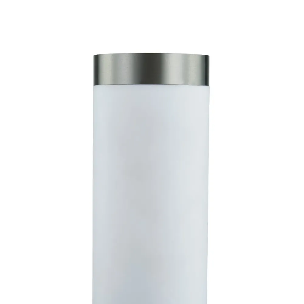 Sokkellampe Statius, grå, stål, sensor, 45 cm^Lindby New