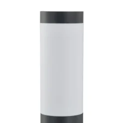 Lindby sokkellampe Statius, højde 45 cm, antracit, stål