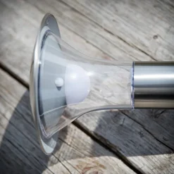 Solar-LED-lampe med jordspyd Jolin, 66 cm, stål^Lindby New