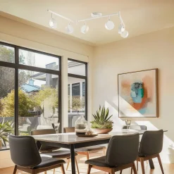 spotlight Jyla, hvid, linse, 3.000 K, 6-lys, GX53^Lindby Clearance