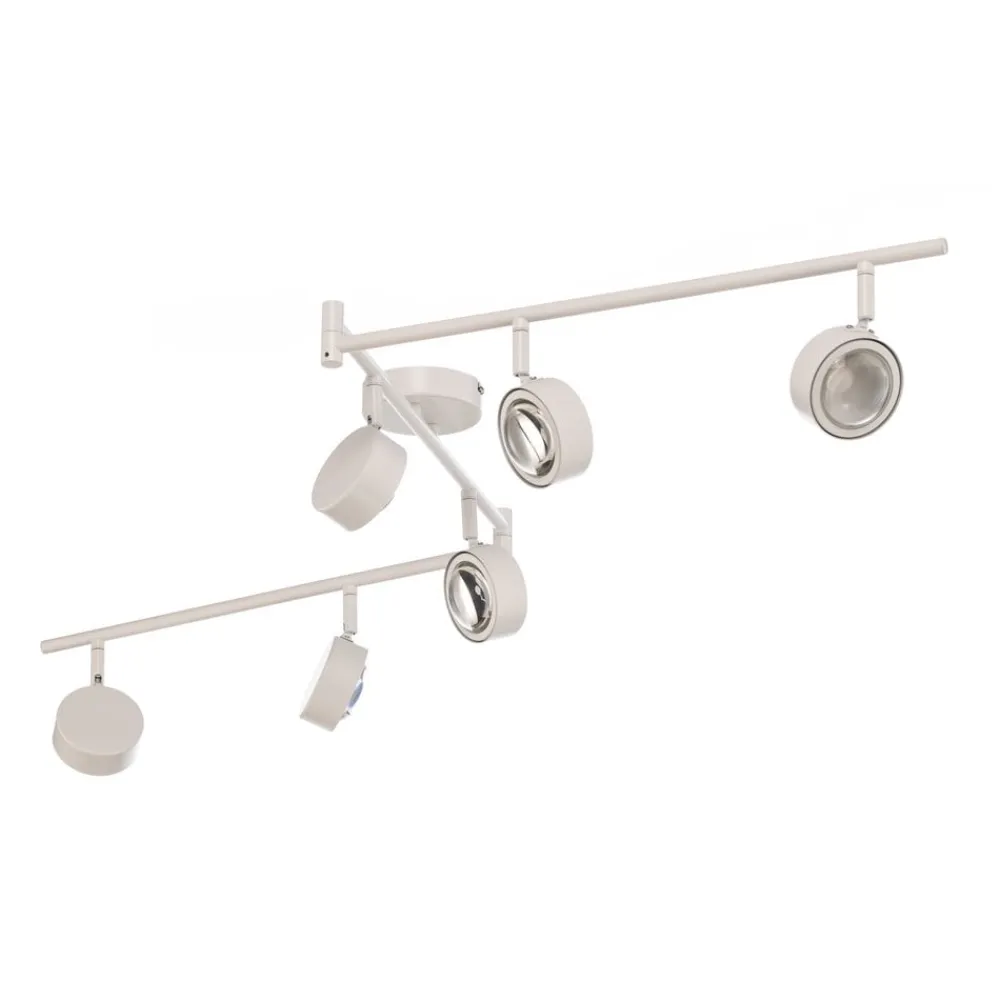 spotlight Jyla, hvid, linse, 3.000 K, 6-lys, GX53^Lindby Clearance