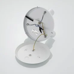 spotlight Kardo, roundel, 3 lyskilder, hvid, metal, IP44^Lindby Outlet